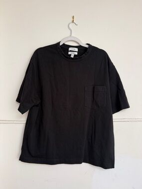 COS Black Short-Sleeve T-Shirt
